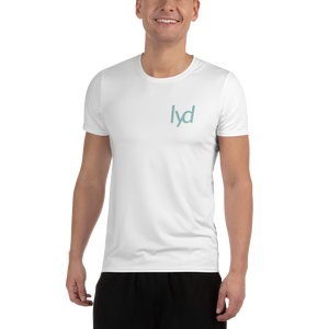 Lyd on Chest Men's Athletic T-shirt